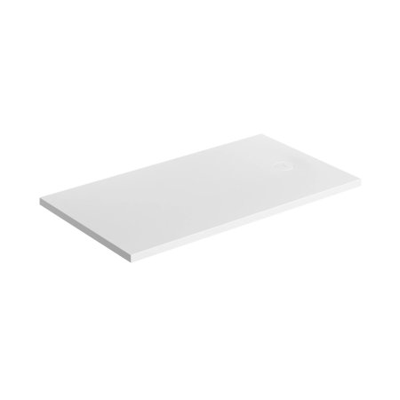 Omnires Aquarock M+ Brodzik prostokątny 160x80 cm biały mat AQUAROCK80-160BM
