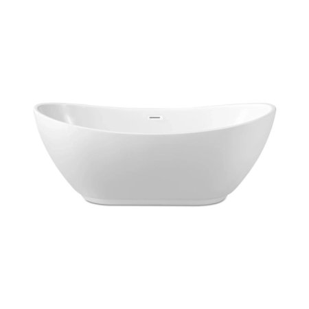 Balneo Parma Wanna wolnostojąca 170x72 cm biała + syfon klik klak biały J0101020301-1