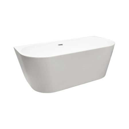 Balneo Viva Wanna wolnostojąca 170x80 cm przyścienna biała + syfon klik klak chrom J0101010102-3