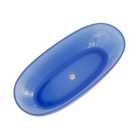 Besco Mexa Wanna wolnostojąca 170x78 cm blue wave + syfon klik klak chrom WAM-170-BWC