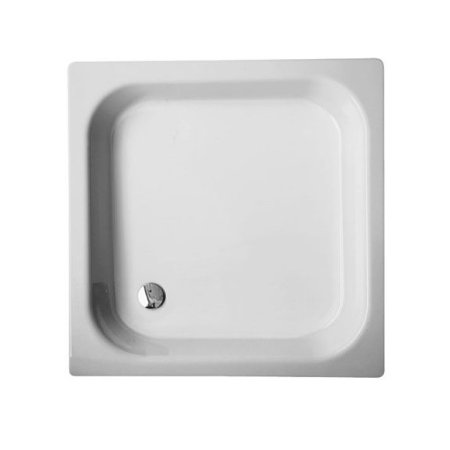 Bette Brodzik kwadratowy 70x70x15 cm, z powłoką BetteGlaze Plus, biały 5700-000PLUS