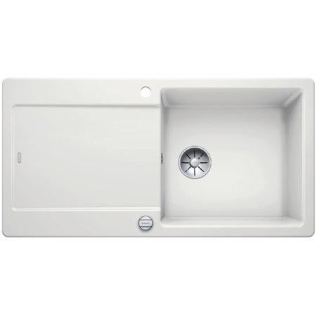 Blanco Idento XL 6 S Zlewozmywak ceramiczny jednokomorowy 100x51 cm z korkiem automatycznym biały połysk 522129