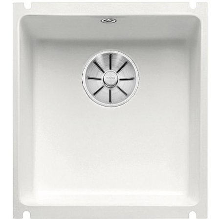 Blanco Subline 375-U Zlewozmywak ceramiczny 1-komorowy 45,6x41,4 cm bez ociekacza, biały matowy 523728