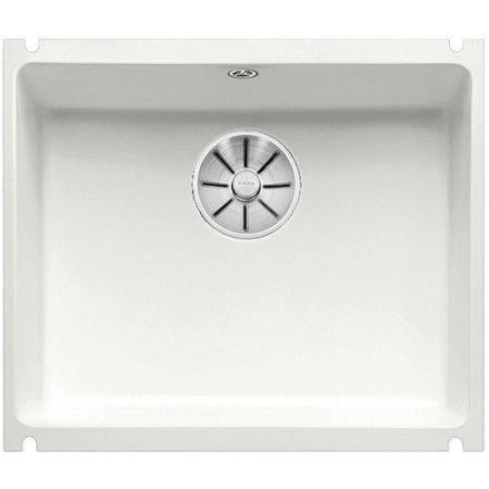 Blanco Subline 500-U Zlewozmywak ceramiczny 1-komorowy 54,3x45,6 cm bez ociekacza, biały matowy 523735
