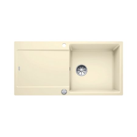 Blanco Idento XL 6 S-F Zlewozmywak ceramiczny jednokomorowy 97,6x48,6 cm&nbsp;z korkiem automatycznym magnoliowy połysk 522278