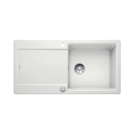 Blanco Idento XL 6 S Zlewozmywak ceramiczny jednokomorowy 100x51 cm z korkiem automatycznym biały połysk 522129