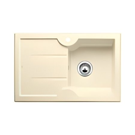 Blanco Idessa 45S Zlewozmywak ceramiczny jednokomorowy 78x50 cm lewa komora, z ociekaczem, bez korka automatycznego, jaśminowy 514491