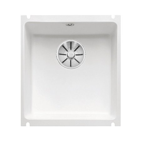 Blanco Subline 375-U Zlewozmywak ceramiczny 1-komorowy 45,6x41,4 cm bez ociekacza biały połysk 523726