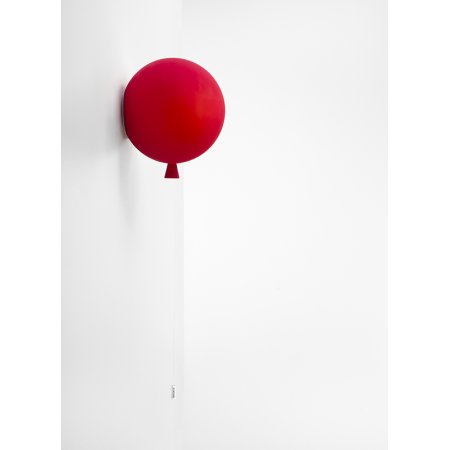 Brokis Memory Lampa ścienna 25 cm balonik, czerwona PC881CGC579
