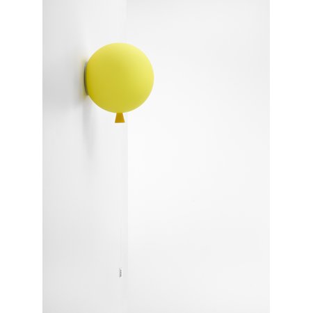 Brokis Memory Lampa ścienna 40 cm balonik, żółta PC879CGC47
