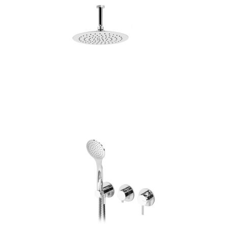 Bruma Lusitano Zestaw prysznicowy podtynkowy z deszczownicą 23 cm chrom 1075801CR