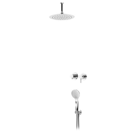Bruma Lusitano Zestaw prysznicowy podtynkowy z deszczownicą 23 cm chrom 1076508CR