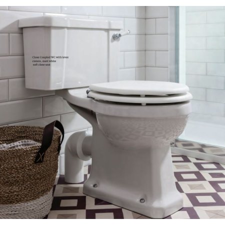 Burlington Standard Close coupled Toaleta WC kompaktowa 52x73x78 cm, biała P5