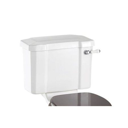 Burlington Close Coupled Zbiornik WC kompaktowy z dźwignią 45,4x21,8x32,7 cm, biały C3