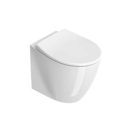 Catalano Italy Toaleta WC stojąca 52x37 cm bez kołnierza biała 1VP52RIT00/712520001