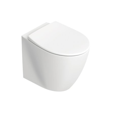 Catalano Italy Toaleta WC stojąca 52x37 cm bez kołnierza biały mat 1VP52RITBM