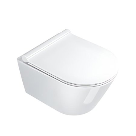 Catalano New Zero Toaleta WC podwieszana 50x35 cm Newflush bez kołnierza biała 1VSZ50R00/111500001