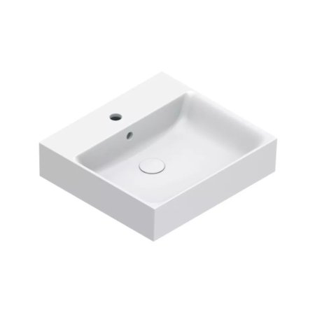 Catalano Premium Umywalka nablatowa lub wisząca 50x47 cm bez otworu na baterię biały mat 150VPNBM/0220500021