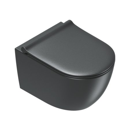 Catalano Sfera Toaleta WC Silentech bez kołnierza czarny mat 0511500022