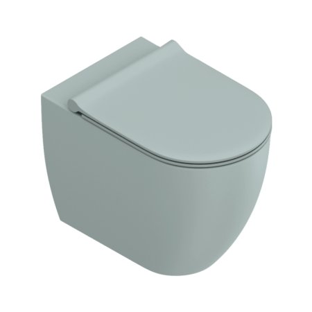 Catalano Sfera Toaleta WC stojąca Silentech bez kołnierza acqua satin 0514550028