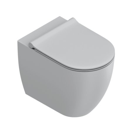 Catalano Sfera Toaleta WC stojąca Silentech bez kołnierza cemento satin 0514550023