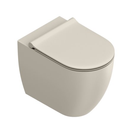 Catalano Sfera Toaleta WC stojąca Silentech bez kołnierza sabbia satin 0514550029