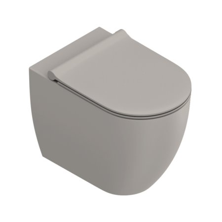 Catalano Sfera Toaleta WC stojąca Silentech bez kołnierza tortora satin 0514550032