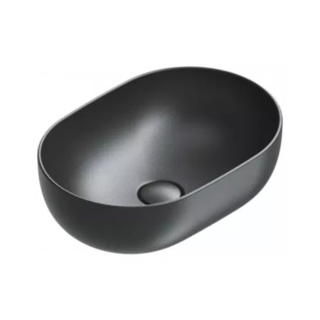 Catalano Sfera Umywalka nablatowa 50x35 cm czarny mat 0522500022
