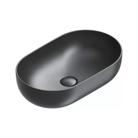 Catalano Sfera Umywalka nablatowa 60x37 cm czarny mat 0522610022