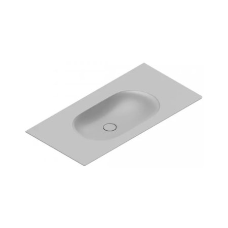 Catalano Sfera Umywalka wisząca lub meblowa 100x50 cm z otworem na baterię cemento satin 0521011023