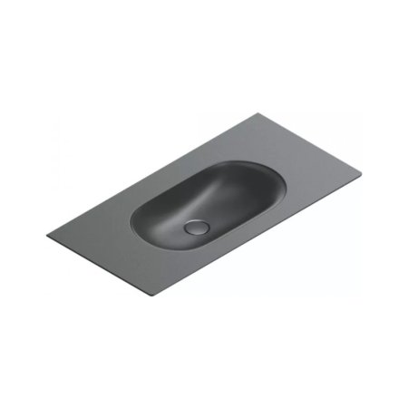 Catalano Sfera Umywalka wisząca lub meblowa 100x50 cm z otworem na baterię czarny mat 0521011022