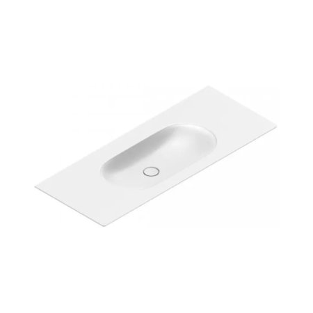 Catalano Sfera Umywalka wisząca lub meblowa 125x50 cm z otworem na baterię biały mat 0521261021