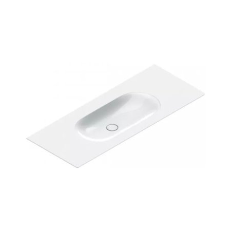Catalano Sfera Umywalka wisząca lub meblowa 125x50 cm z otworem na baterię tortora satin 0521261032