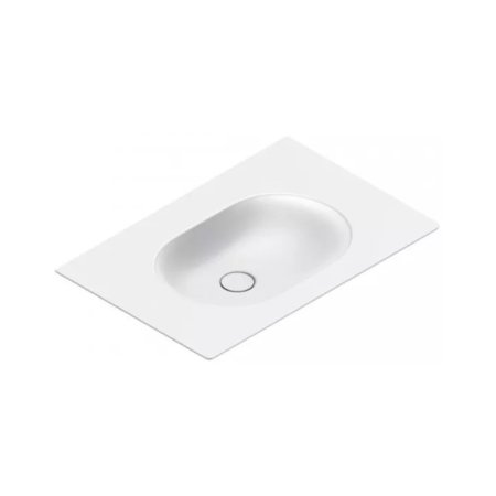 Catalano Sfera Umywalka wisząca lub meblowa 60x50 cm z otworem na baterię biały mat 0520611021