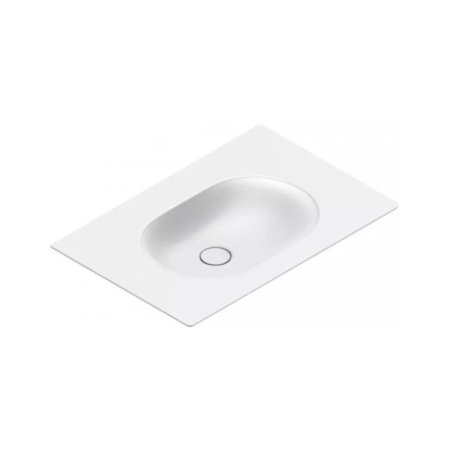Catalano Sfera Umywalka wisząca lub meblowa 75x50 cm z otworem na baterię biały mat 0520761021