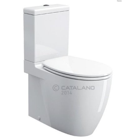 Catalano Velis Miska WC kompaktowa 37x70 cm z powłoką CataGlaze, biała 1MPVSJ00