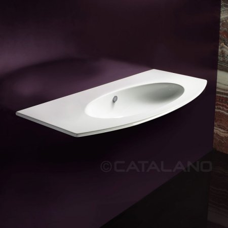 Catalano Velis Umywalka wisząca 102x51 cm z powłoką CataGlaze, biała 1102VL00 