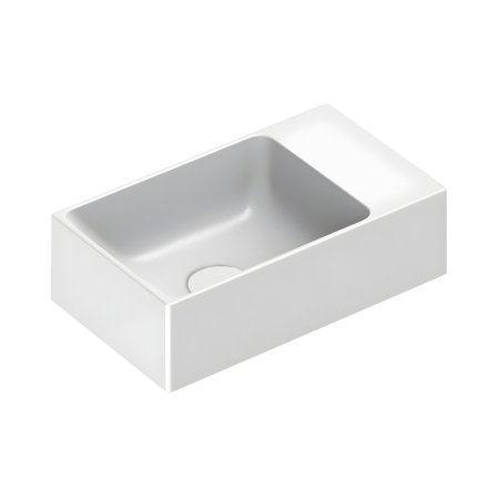 Catalano Verso Umywalka wisząca lub nablatowa 40x23 cm mała biały mat 14023VEBM/0220410021