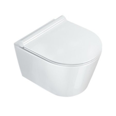 Catalano New Zero Toaleta WC podwieszana 46x35 cm Newflush bez kołnierza biała 1VSZ46R00/111460001