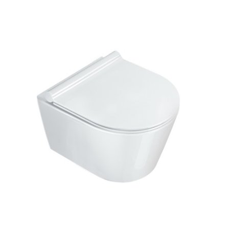 Catalano New Zero Toaleta WC podwieszana 46x35 cm Newflush bez kołnierza, biała 1VSZ46R00/111460001