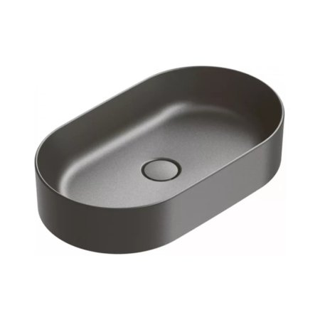 Catalano Zero Umywalka nablatowa 50x35 cm czarny mat 0122500022