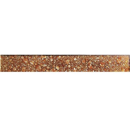 Ceramstic Dekoracje szklane Finezja Copper Glass Listwa ścienna 29,8x4,8 cm, dekor LS-74