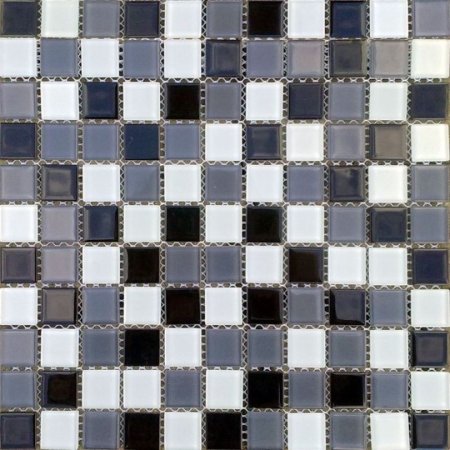 Ceramstic Flat Grey Mozaika szklana 30x30 cm, szara MS-04