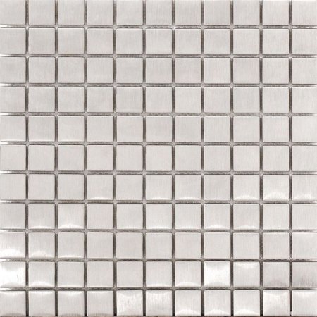 Ceramstic Inox Minx kwadraty Mozaika metalowa 30,5x30x,5 cm, biała MINX-01