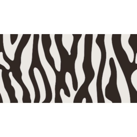 Ceramstic Pop Art Zebra A Płytka ścienna/podłogowa gresowa 60x30 cm, biały/czarny DK-18A