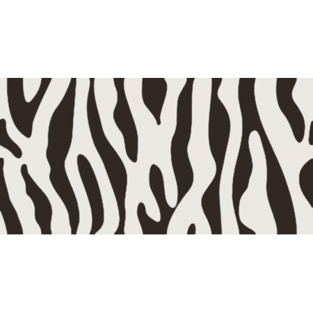 Ceramstic Pop Art Zebra B Płytka ścienna/podłogowa gresowa 60x30 cm, biały/czarny DK-18B