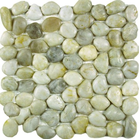 Ceramstic White Kamień rzeczny 30x30 cm, biały WHITE