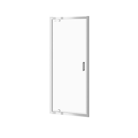 Cersanit Arteco Drzwi prysznicowe uchylne 80x190 cm profile chrom szkło transpartentne CleanPro S157-007