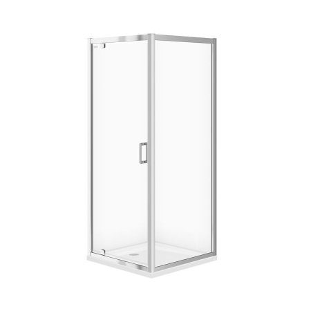 Cersanit Arteco Kabina prysznicowa narożna 80x80x190 cm profile chrom szkło transpartentne CleanPro S157-009