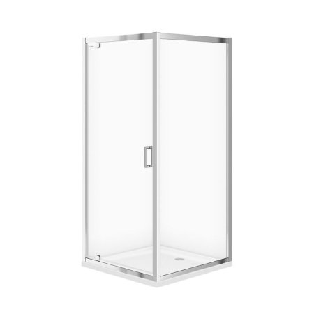 Cersanit Arteco Kabina prysznicowa narożna 90x90x190 cm profile chrom szkło transpartentne CleanPro S157-010